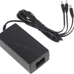 ادبتوار12 فولت 5 أمبير + تفريعة باور1 * 4 ADAPTOR 12V 5A + CONNECTOR DC 1*4