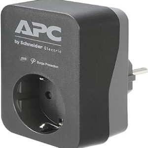 مقبس كهرباء من اي بي سي، بمخرج واحد، 230 فولت، رقم الموديل (PME1WB-GR)-   UPS APC -model (PME1WB-GR) - 1 Outlet - 230V Essential SurgeArrest