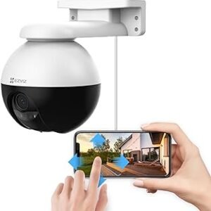 كاميرا مراقبة خارجية ايزفيز 3 ميجابيكسل (C8W ) واي فاي 360° رؤية ليلية, ملونة ,كشف اشخاص بذكاء اصطناعي, مقاومة للماء – Wireless Camera EZVIZ C8W 3M, Wifi, +Ai, water resistant