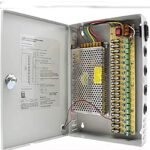 باور سبلاي 12فولت-20امبير +فيوز 16 قنوات و لوحة حماية-Power Supply - 12V20A 16CH BOX + FUSE