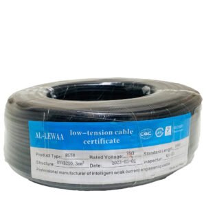 كابل كاميرا 100يارده داتا + باور ار جي 58 CAMERA CABLE RG58 100 YARDS DATA + POWER