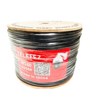 كابل كاميرا 300 متر داتا + باور ار جي 60 96 شعره CAMERA CABLE RG60 300 METER DATA + POWER 96 BRAIDING
