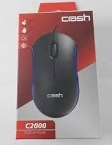 كراش ماوس اسود بسلك موديل C2000