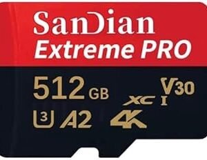 كارت ميموري SANDIAN EXTREME PRO MICRO SD مساحة 512 جيجابايت