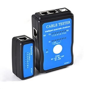 TESTER NETWORK M726AT RJ11 RJ12 RJ45 CAT5 CAT6 جهاز اختبار كابلات الشبكه
