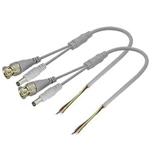 BNC & DC MALE IN ONE CABLE كابل بي ان سي و باور كابل واحد