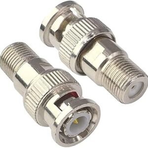 موصل بي ان سي الى اف كونكتور BNC FEMALE TO F CONNECTOR