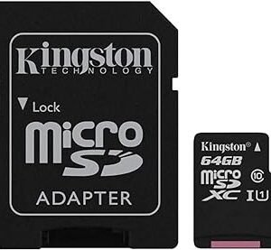 كارت ميموري KINGSTON MICRO SD مساحة 64 جيجابايت - Memory card 64 G Kingston