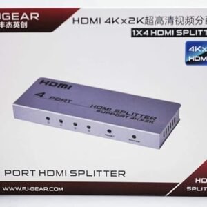 SPLITER FJGEAR 4PORT  – اسبلتر اتش دي جهاز لتشغيل جهاز واحد علي اربع شاشات