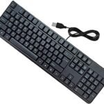 كيبورد سلكي بمنفذ يو اس بي عربي انجليزي ملائم ومريح للعين / موديل KB-218