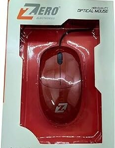 ماوس ضوئي ZR-300 - احمر، USB