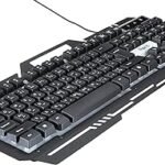 كيبورد بوينت للالعاب بمنفذ PT-80 USB، متعدد الألوان