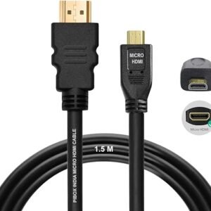 كابل اتش دي ام اي الى اتش دي ميكرو 1٫5متر اوريجينال – HDMI CABLE TO MICRO HDMI 1٫5M ORIGINAL