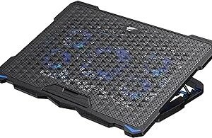 مبرد لابتوب HAVIT F2076، بـ5 مراوح مقاس 12-17 بوصة