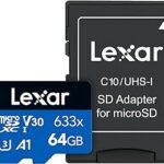 كارت ميموري LEXAR MICRO SD 633X مساحة 64 جيجابايت