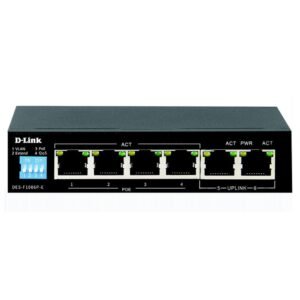 D-Link DES-F1006P-E Unmanaged Desktop PoE Switc...