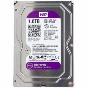 HARD DRIVE SATA WESTERN DIGITAL PURPLE 1TB هارد ويسترن ديجيتال بربل 1 تيرا بايت