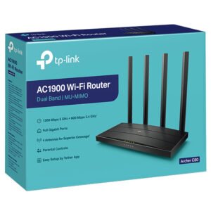 TP-Link Archer C80 AC1900 Wireless MU-MIMO Gigabit Access Point 4 Port 4 Antenna