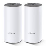 (TP-Link Deco E4 AC1200 Dual Band Whole Home Mesh Wi-Fi System 2 Port 1200Mbps (2 Pack
