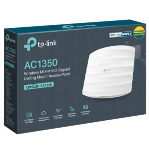TP-Link EAP225 AC1350 Ceiling Mount Access Point 1 Port