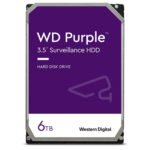 HARD DRIVE SATA WESTERN DIGITAL PURPLE 6TB 3YEAR هارد ويسترن ديجيتال بربل بنفسجي 6 تيرا بايت ضمان 3 سنين