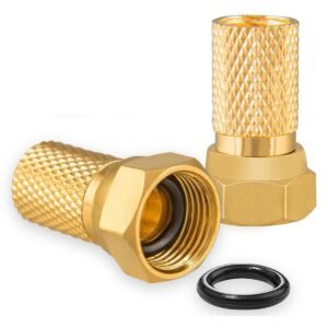 صاموله دش دهبي 5 قطع- F CONECTOR 5 PEICES