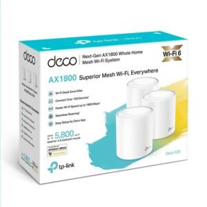 TP-Link Deco X20 AX1800 Whole Home Mesh Wi-Fi 6 System 1800Mbps (3 Pack