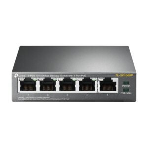 TP-Link TL-SF1005P Unmanaged Desktop PoE Switch...