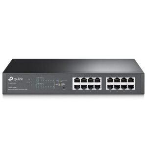 TP-Link TL-SG1016PE Easy Smart Rackmount Switch 16 Port 10/100/1000Mbps With 8 Port PoE