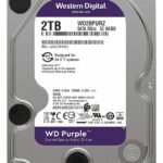 HARD DRIVE SATA WESTERN DIGITAL PURPLE 2TB 6 month هارد ويسترن ديجيتال بربل بنفسجي 2 تيرا بايت ضمان سنه