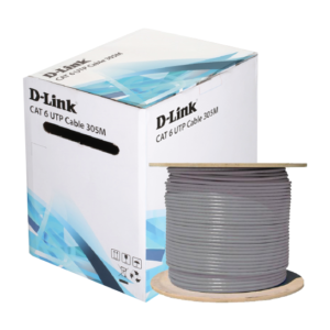 كابل نت ورك دي لينك 305متر 24-D-Link 24AWG Network Cable 305m Cat6 UTP