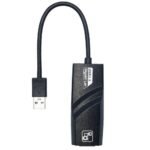 2B CV339 USB Lan Card 10/100/1000Mbps - محول شبكة USB 3.0 إلى آر جيه 45 10/100/1000 جيجابت إيثرنت لشبكة LAN لنظام ويندوز 10/8.1/8/7/فيستا، ماك أو إس، لينكس، كروم أو إس وغيرها من دي اي بي - أسود