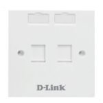 D-Link Double Faceplate Cover Out