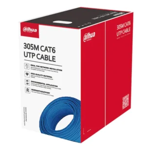 كابل نت ورك داهوا 305متر ازرق-Dahua DH-PFM922i-6UN-C Network Cable 305m Cat6 UTP