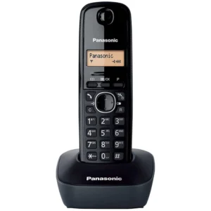 تليفون لاسلكى ارضي من باناسونيك KX-TG1611 , اسود – Panasonic KX-TG1611 Telephone – Black