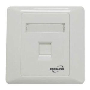 Prolink 1 Port UK Type Faceplate