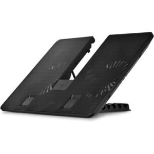 Deepcool U-PAL Laptop Cooling Pad Stand – 2x140mm Silent Fans – USB3.0 Port – UP 15.6”