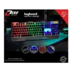 كيبورد USB مع اضاءه من زيرو - موديل ZR- 2030 أسود