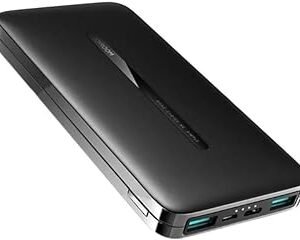 Joyroom JR-T012 Power Bank With 2USB, Type C And Micro Input 10000mAh Capacity - Black