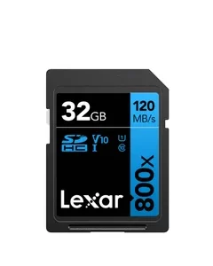 كارت ميموري LEXAR 800X MICRO SD مساحة 32 جيجابايت بسرعة 120ميجابايت/ثانية