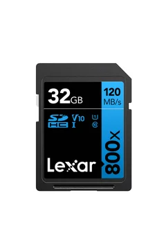 كارت ميموري LEXAR 800X MICRO SD مساحة 32 جيجابايت بسرعة 120ميجابايت/ثانية