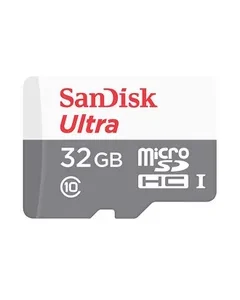 كارت ميموري SANDISK ULTRA MICRO SD مساحة 32 جيجابايت بسرعة 100ميجابايت/ثانية