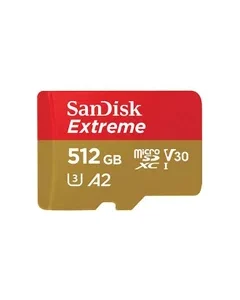 كارت ميموري SANDISK EXTREME PRO MICRO SD  مساحة 512 جيجابايت بسرعة 160ميجابايت/ثانية