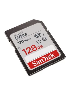 كارت ميموري SANDISK ULTRA MICRO SD مساحة 128جيجابايت بسرعة 120 ميجابايت/ثانية - الصورة 2
