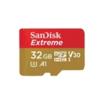 كارت ميموري SANDISK EXTREME MICRO SD مساحة 32 جيجابايت بسرعة 100 ميجابايت/ثانية