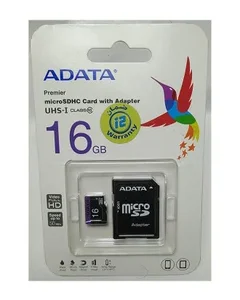 كارت ميموري ADATA MICRO SD مساحة 16 جيجابايت