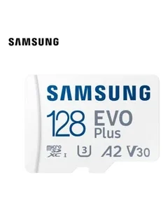 كارت ميموري SAMSUNG EVO PLUS مساحة 128جيجابايت بسرعة 130ميجابايت/ثانية