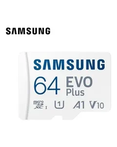 كارت ميموري samsung evo plus micro sd مساحة 64 جيجابايت