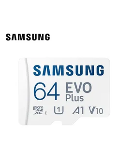 كارت ميموري samsung evo plus micro sd مساحة 64 جيجابايت