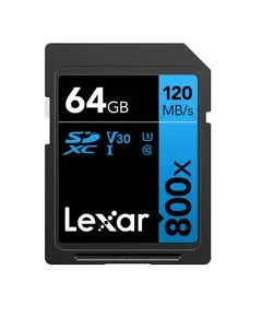 كارت ميموري LEXAR 800X MICRO SD مساحة 64 جيجابايت بسرعة 120ميجابايت/ثانية